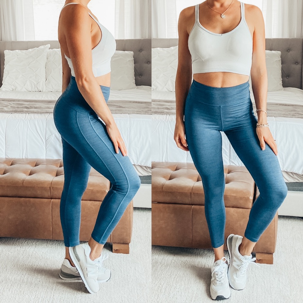 Light blue sports bra